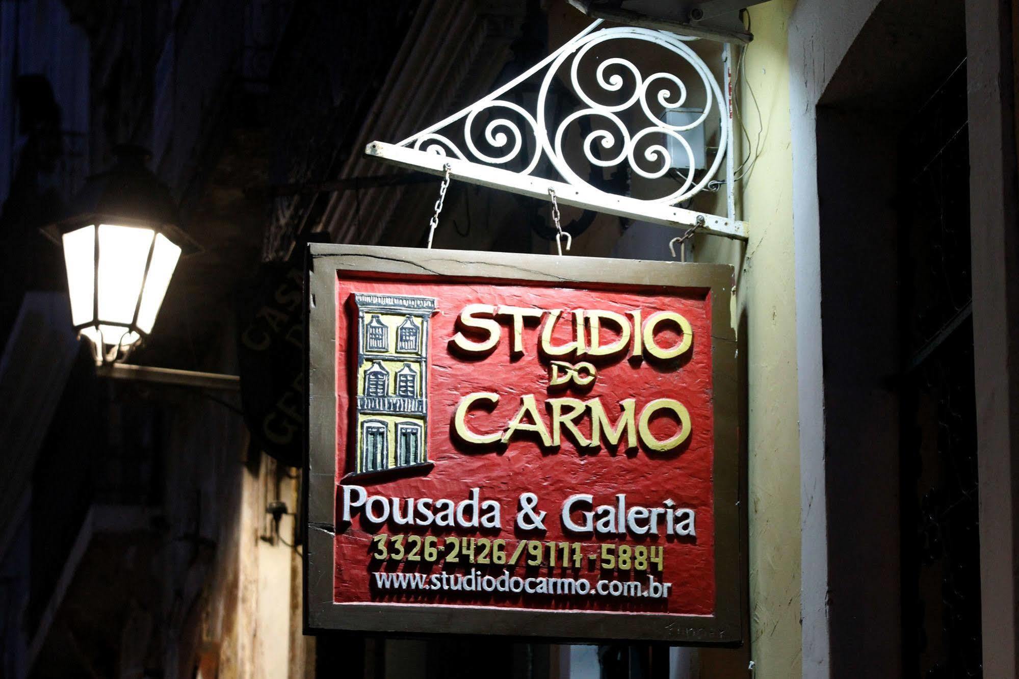 Studio Do Carmo Galeria De Artes E Pousada Salvador Exteriör bild